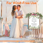 JEAWIWI 8 Pcs Lightweight Easel Stand, 66 Inch, White, with Portable Bags - Image 6