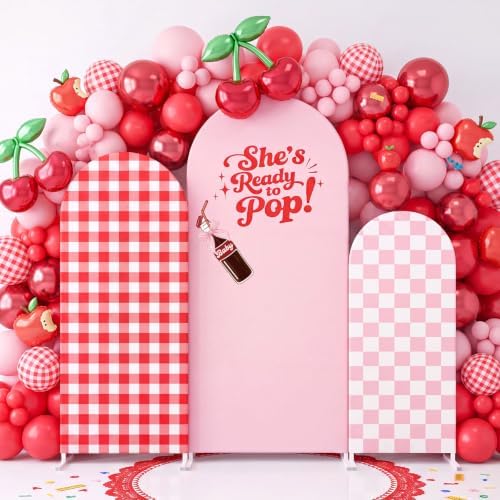 3 Set Ready to Pop Arch Backdrop Covers 4ft 5ft 6ft by Hillsuren