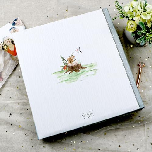 Holoary Baby Photo Album 4x6 500 Photos, Newborn Baby Keepsake Gifts for Baby Boy/Girl and New Parents, Woodland Animals Design Baby Photo Albums - Image 3