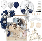Blue Silver, Wooden Baby Shower Crate Closet,Hollow by Yiyiring