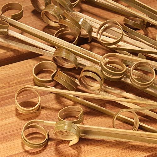 BambooMN Loop Ring Card Holder Gardening Flower and Lawn Sticks - 17" (43cm) - 1,000 Pieces - Image 5