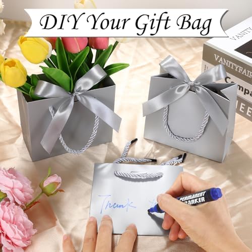 EQOREIIN 24 PCS Small Gift Bags with Handles, 5.5x 2.5x4.7 Inches Mini Bag - Image 5