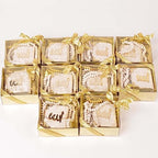 BABY SHOWER CHOCOLATE Set of 10 Islam Quran Tasbeeh Islamic Set | Holy Quran Prayer Beads Gift Box Favor (White) - Image 2