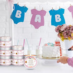 MTLEE Bear 24 Pcs Baby Shower Party Favors Candles Lavender Scented Baby Shower Favors for Guests Rustic Tealights Candles Gender Reveal Return Gifts(Pink, 1.2 oz) - Image 5
