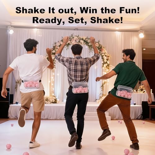 6 Sets Funny Baby Shower & Bridal Shower Games - Hilarious Activities, Perfect Ice Breakers, Ping Pong Twerk Challenge (Pink) - Image 2