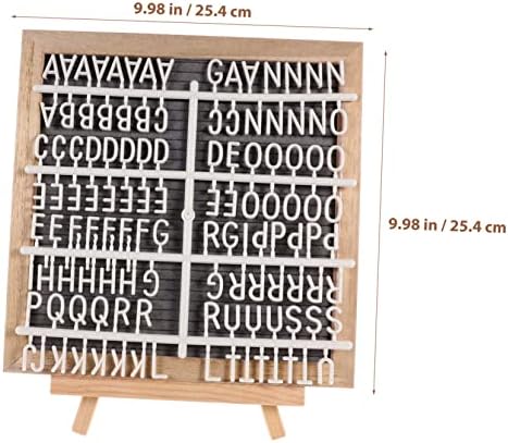Wooden Felt Letter Board Double Sided Message Board Xmas - Image 7