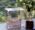 Clear Acrylic Wedding Card Box, DIY Large Card Box with Clear Assembly Parts, Party Cards Receiving for Birthdays, Graduation & Baby Shower Decorations, Easy for Traveling(10x10x6.18”) - Image 4