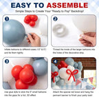 Lofaris Shes Ready to Pop Baby Shower Balloon Garland Banner Kit - Image 7