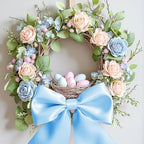 Babenest 50pcs Satin Chair Sashes Ties for Party Wedding, Baby Blue - Image 4