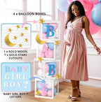 191 Pc Twinkle Twinkle Little Star Gender Reveal Decorations, Boy or Girl - Image 5