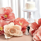 Cholemy 36 Pcs Tissue Paper Flowers, Crepe Paper Flowers Decorations 8" 10" 12" for Wedding Party Baby Bridal Shower Carnival Party Birthday Nursery Wall Decor (Assorted Color) - Image 3