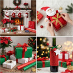 500 Sheets Red White Green Glitter Tissue Paper 15x20 Inch for Christmas - Image 6