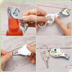 Minatee 50Set Baby Shower Bottle Openers Nail Clipper for Guest, Forest - Image 3