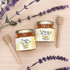 Honey Baby Shower Favors, Classic Honey Bee Themed Baby Shower, Honey Baby Shower Favors, Honey Favors, Mini Honey Jar Favors, Watercolor Bee Baby Favors (Set of 12) - Image 3