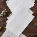 Garvee 100 Pack Pre-Folded Vellum Jackets for 5x7 Invitations Transparent Wedding Invitations Wraps, White Stamens by Garvee