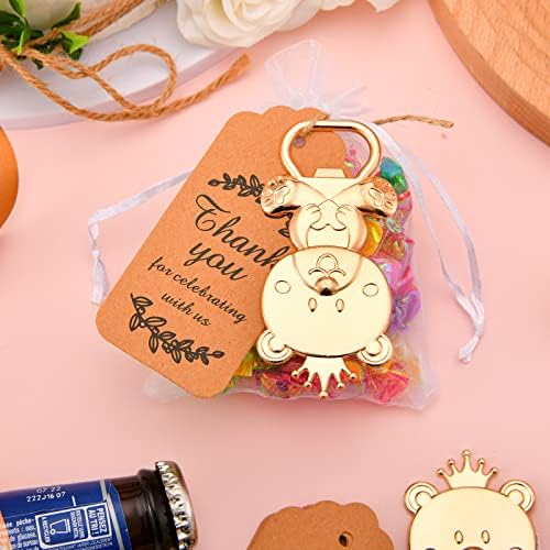 24 Pcs Bear Bottle Opener Baby Shower Favors for Guests - Image 5