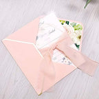DORIS HOME 25PCS Fill-in Invitations Cards, Pink Flower - Image 4