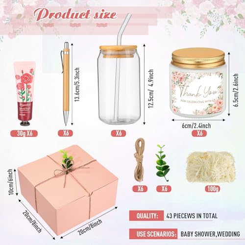 Reallnaive 43 Pcs Baby Shower Prizes for Game Winners Gifts, Pink - Image 2
