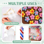 Amyhill 40 Pack 3.5 Inch Balloon Arch Clips 100 Pcs 260 Long Balloons Kit - Image 4