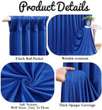 40ft x 10ft Royal Blue Backdrop Curtains, 8 Panels Drapes for Backdrop - Image 5