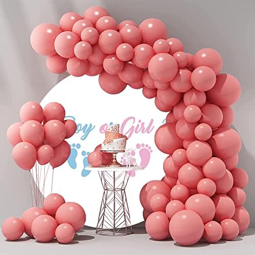 5x5ft Boy or Girl Gender Reveal Round Backdrop Blue Pink Little Feet Photography Background Circle Backdrop Cover Newborn Baby Shower Party Decoration Banner Polyester Photo Studio Props - Image 4