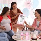 TrelaCo 20 Pcs Bottle Chug Game, Bear Baby Shower Favors, Transparent Pink - Image 6