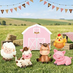 6 Pcs Large Farm Animal Cardboard Cutouts Party Decoration - Image 4