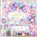 257Pcs Butterfly Baby Shower Decorations, All-in-One Set for 20 Guests by cocomigoPartyHome