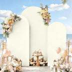 Arch Backdrop Cover Stretchy Backdrop (Beige, 4+5+6FT) - Image 2