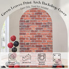 Red Brick Arch Backdrop Cover, 7.2FT x 4FT, for Birthday and Baby Shower - Image 6