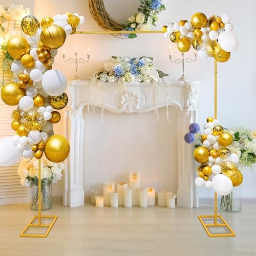 Metal Adjustable Square Arches Backdrop Heavy Duty Wedding Stand - Image 3