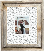 BARNWOODUSA Wedding Guest Signature Frame 5x7 Photo, 7-Opening, 11x14 by BarnwoodUSA