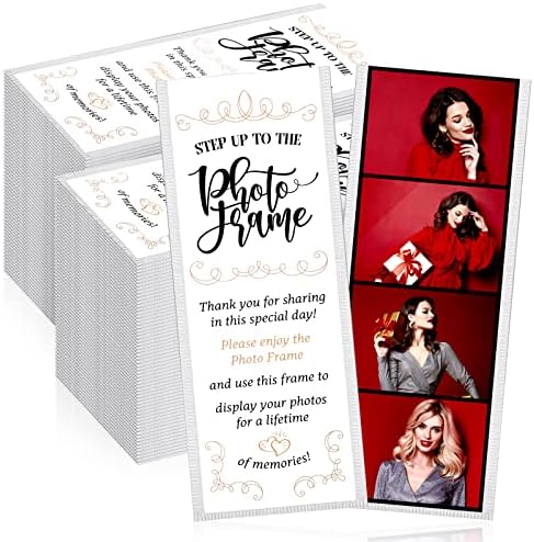 Karenhi Magnetic Photo Booth strip Frame Picture Frame 2 x 6", 200 Pcs by Karenhi