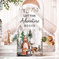 Tegeme 7.2ft Let The Adventure Begin Arch Backdrop Cover by Tegeme