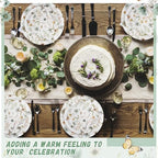 Wildflower Party Decorations, Paper Plates Napkins Cups Serve 50, Green - Image 6
