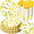 Funnymoom 400 Pcs Lemon Fruit Supplies Party Supplies for 50 Guests by Funnymoom