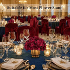 BLOSMON Hydrangea Artificial Flowers Ball Centerpieces for Wedding, 6 Pcs - Image 3