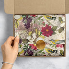Jillson Roberts 20" x 30" Printed Floral Gift Tissue Gift Wrapping Supplies, Botanic, 48 Folded Sheets - Image 4