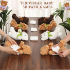 Chicingyou 8 Set Bear Blindfolded Diaper Changing Baby Shower Games - Image 4