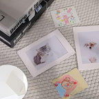 200 Pack Standing Paper Picture Frames 4x6,Cardboard Photo Frame with Easel,Paper Photo Frame Cards,Gallery Frames Bulk For Back to School Teacher Appreciation Wedding Birthday Classroom Craft DIY, White - Image 2