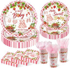 350PCS Strawberry Baby Shower Decorations for 50 Guests by Unknown