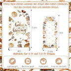 Serencatcher 7.2ft 6ft A Baby is Brewing Arch Backdrop Covers Set of 2 - Image 3