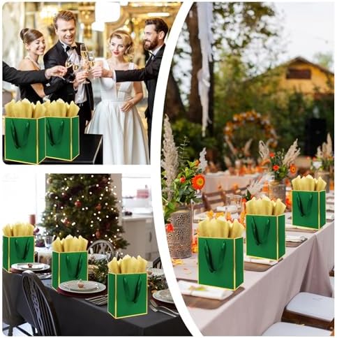 Addblu 28 Pack Bulk Luxury Gift Bags with Handles & 28 Tissue Papers - Image 4