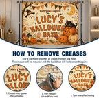 Custom Halloween Backdrop 8x6 Ft, Personalized Halloween Decoration Banner - Image 5
