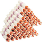 100 Pack Pre Rolled Rose Gold Plastic Silverware Set with Napkins,Disposable Wrapped Heavy Duty Cutlery Set for Wedding Birthday Party-100 Forks,Knives,Spoons,Utensils Set,Plasticware Bulk by ISFANGCO