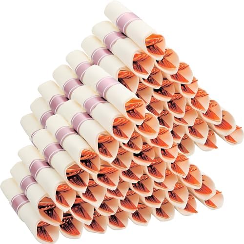 100 Pack Pre Rolled Rose Gold Plastic Silverware Set with Napkins,Disposable Wrapped Heavy Duty Cutlery Set for Wedding Birthday Party-100 Forks,Knives,Spoons,Utensils Set,Plasticware Bulk by ISFANGCO