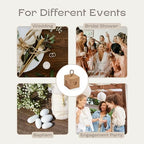 Boxes Craftory Pack of 25 Favor Boxes with Twine Handles (1.96 x 1.96 x 1.96 inch) - Ideal for Wedding Party and Bridal Shower Gift Boxes - Havana - Image 6