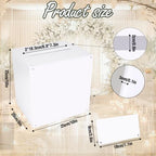 Acrylic Wedding Card Box with Slot Top, Detachable DIY Card Box for Wedding Reception, Corner Brackets & Screws Included, Acrylic Table Sign Holder Included - Image 2