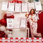 Sabary 428 Pcs Special Delivery Pizza Baby Shower Games Set-8 - Image 6