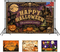 Custom Halloween Backdrop 8x6 Ft, Personalized Halloween Decoration Banner by Acoweno